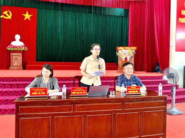 Phường Thiên Hương: Triển khai đề án sáp nhập tổ dân phố trên địa bàn