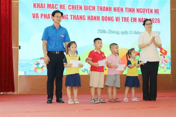 PHƯỜNG THIÊN HƯƠNG KHỞI ĐỘNG MÙA HÈ RỰC RỠ SỨC TRẺ TÌNH NGUYỆN 2026 