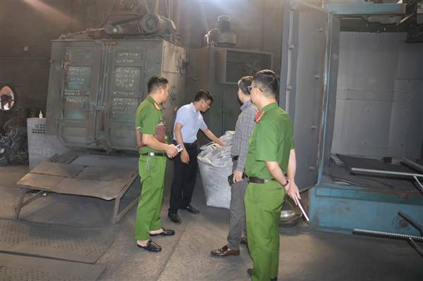  Siết chặt quản lý môi trường tại các doanh nghiệp đúc và cơ khí trên địa bàn Phường Thiên Hương