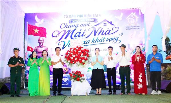 Phường Thiên Hương TDP Kiền Bái 4 tổ chức chương trình giao lưu “Chung một mái nhà – Vươn xa khát vọng”