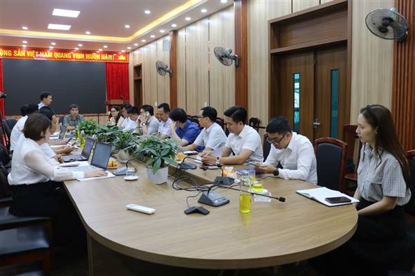 SỞ NÔNG NGHIỆP VÀ MÔI TRƯỜNG LÀM VIỆC PHƯỜNG THIÊN HƯƠNG VỀ TIẾN ĐỘ HOÀN THIỆN CƠ SỞ DỮ LIỆU ĐẤT ĐAI