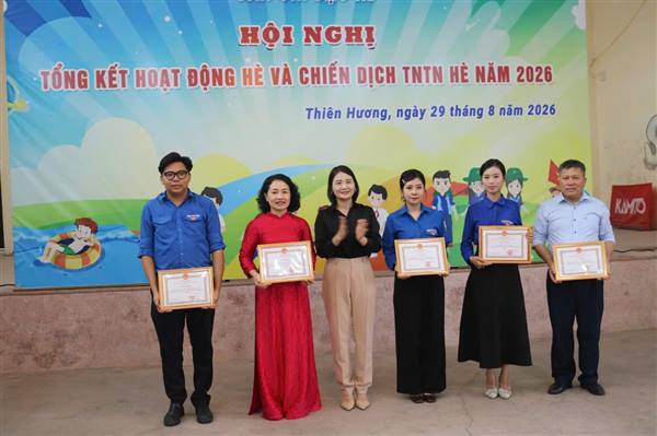 Phường Thiên Hương tổng kết Hoạt động Hè và Chiến dịch Thanh niên tình nguyện
