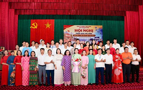 Đảng ủy phường Thiên Hương ra mắt mô hình “Đảng viên 213 - Đồng hành xây dựng Tổ dân phố số”