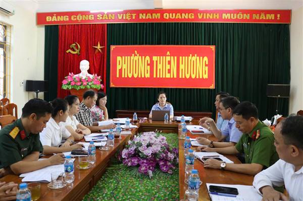 Đảng ủy phường Thiên Hương sơ kết triển khai Nghị quyết 57-NQ/TW về đột phá khoa học, công nghệ và chuyển đổi số