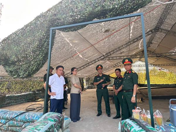 Lãnh đạo phường kiểm tra công tác chuẩn bị diễn tập chiến đấu năm 2026