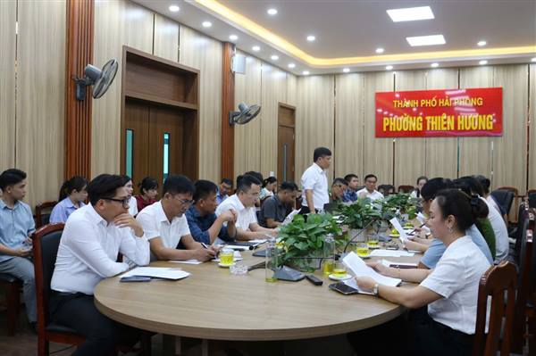 Triển khai công tác cưỡng chế thu hồi đất thực hiện Dự án xây dựng khu tái định cư tại phường Thiên Hương 
