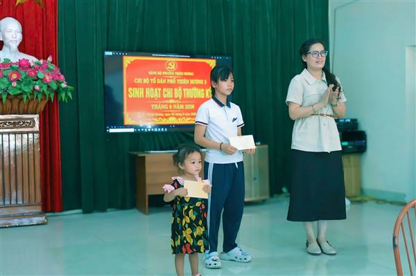 Sinh hoạt thường kỳ tháng 9 năm 2026 Chi bộ tổ dân phố Thiên Hương 5 