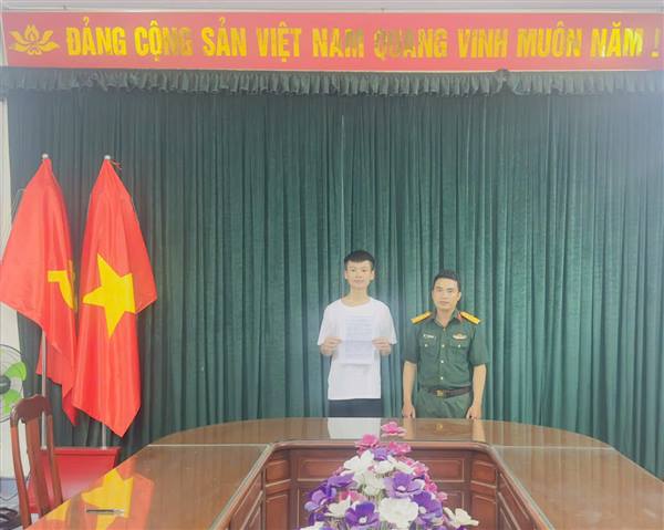 GƯƠNG SÁNG THANH NIÊN: NGUYỄN THÀNH CÔNG VỚI LÁ ĐƠN TÌNH NGUYỆN NHẬP NGŨ KHI VỪA TRÒN 18 TUỔI