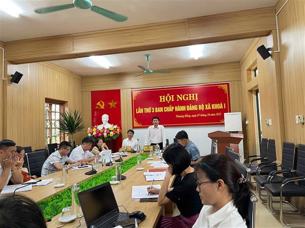 Hội nghị lần 3 Ban chấp hành Đảng bộ xã khoá I, nhiệm kỳ 2025-2030