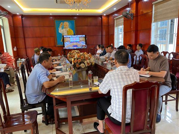 Hội nghị trực tuyến Báo cáo viên thành phố tháng 10/2025