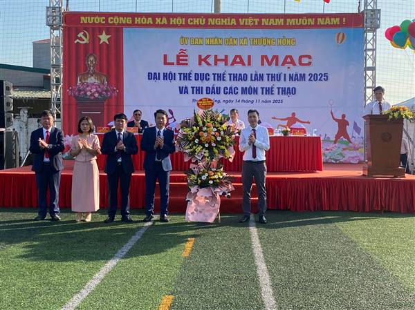 Lễ khai mạc Đại hội Thể dục thể thao xã lần thứ I, năm 2025 