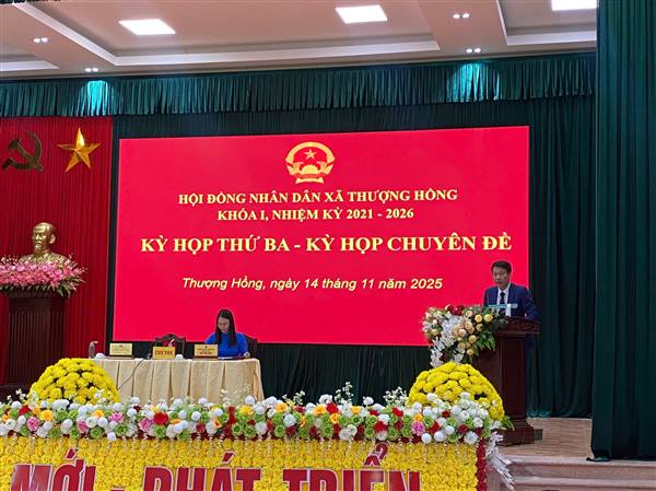 Hội đồng nhân dân xã khóa I, nhiệm kỳ 2021- 2026, Tổ chức kỳ họp thứ Ba - Kỳ họp chuyên đề