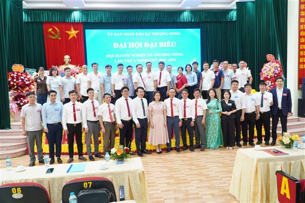 HỘI DOANH NGHIỆP XÃ THƯỢNG HỒNG TỔ CHỨC ĐẠI HỘI LẦN THỨ NHẤT, NHIỆM KỲ 2026 - 2031