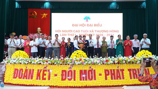 Đại hội đại biểu Hội Người cao tuổi  xã lần thứ I, nhiệm kỳ 2026–2031 thành công tốt đẹp.