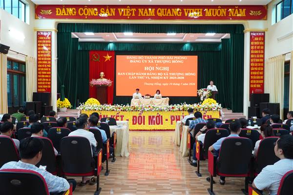 Hội nghị lần thứ 6 Ban chấp hành Đảng bộ xã Thượng Hồng khóa I, nhiệm kỳ 2025-2030