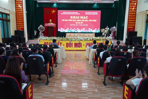 XÃ THƯỢNG HỒNG KHAI MẠC LỚP TẬP HUẤN HOẠT ĐỘNG VĂN HÓA, VĂN NGHỆ NĂM 2026