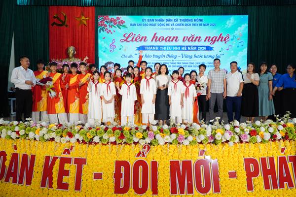 Thượng Hồng tổ chức thành công Liên hoan văn nghệ hè năm 2026