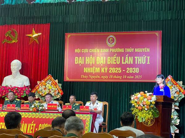 ĐẠI HỘI ĐẠI BIỂU HỘI CỰU CHIẾN BINH PHƯỜNG THỦY NGUYÊN LẦN THỨ NHẤT, NHIỆM KỲ 2025-2030