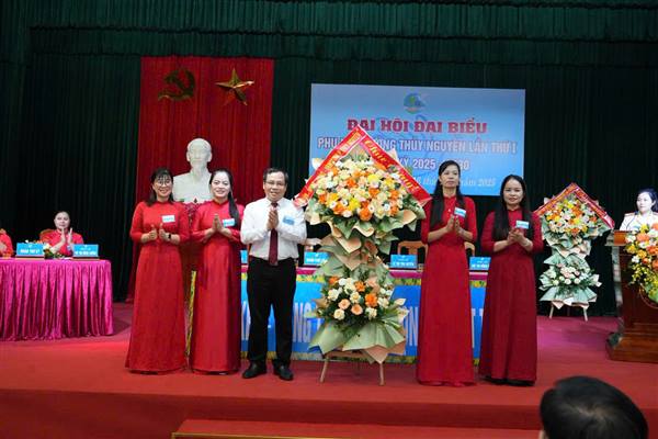 ĐẠI HỘI ĐẠI BIỂU PHỤ NỮ PHƯỜNG THỦY NGUYÊN LẦN THỨ I, NHIỆM KỲ 2025 - 2030