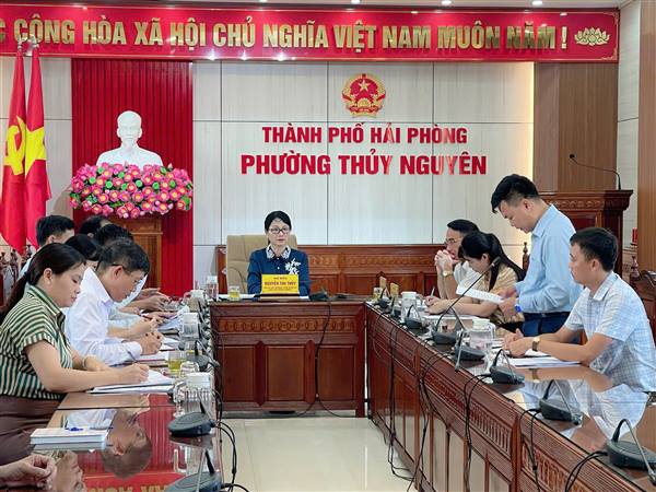 THƯỜNG TRỰC HỘI ĐỒNG NHÂN DÂN PHƯỜNG THỦY NGUYÊN TỔ CHỨC PHIÊN HỌP THƯỜNG KỲ THÁNG 8/2026 
