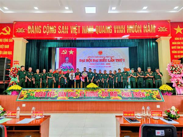 Đại hội đại biểu Hội Cựu chiến binh xã Tiên Lãng lần thứ I, nhiệm kỳ 2025 – 2030 thành công tốt đẹp
