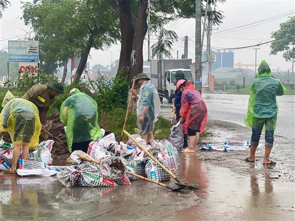 TUỔI TRẺ TIÊN LÃNG CHỦ ĐỘNG, SẴN SÀNG ỨNG PHÓ VỚI BÃO SỐ 3 WIPHA