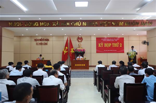 Hội đồng nhân dân xã Tiên Lãng khóa I, nhiệm kỳ 2021-2026 tổ chức kỳ họp thứ 2 (kỳ họp giữa năm 2025)