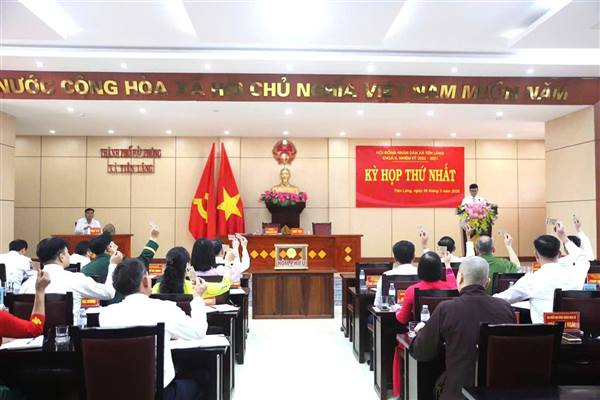 HĐND XÃ TIÊN LÃNG TỔ CHỨC KỲ HỌP THỨ NHẤT KHÓA II, NHIỆM KỲ 2026 – 2031