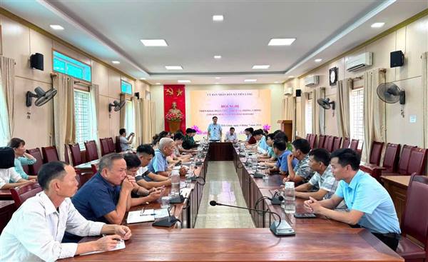 UBND XÃ TIÊN LÃNG TRIỂN KHAI, PHÂN CÔNG NHIỆM VỤ PHÒNG, CHỐNG CƠN BÃO SỐ 1 NĂM 2026