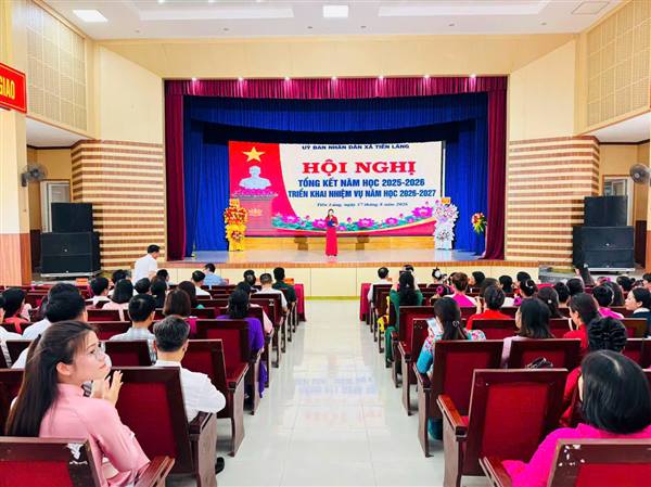 XÃ TIÊN LÃNG TỔNG KẾT NĂM HỌC 2025–2026, TRIỂN KHAI NHIỆM VỤ NĂM HỌC 2026–2027