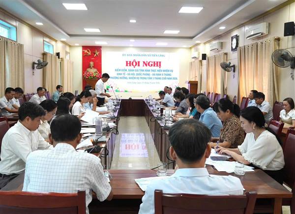 UBND XÃ TIÊN LÃNG ĐÁNH GIÁ KẾT QUẢ THỰC HIỆN NHIỆM VỤ 9 THÁNG ĐẦU NĂM, TRIỂN KHAI NHIỆM VỤ TRỌNG TÂM 3 THÁNG CUỐI NĂM 2026