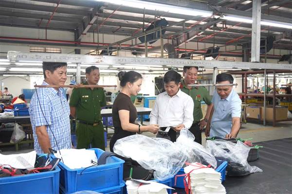 HĐND XÃ TIÊN LÃNG KHẢO SÁT VIỆC THỰC HIỆN PHÁP LUẬT, CHÍNH SÁCH TẠI CÁC DOANH NGHIỆP TRÊN ĐỊA BÀN