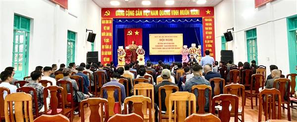 Xã Tiên Minh đối thoại, gặp gỡ cộng đồng doanh nghiệp, doanh nhân 