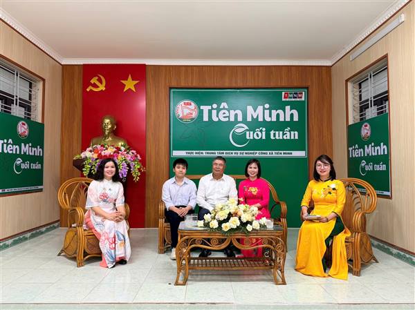 Trung tâm Dịch vụ Sự nghiệp Công xã Tiên Minh thực hiện thành công số đầu tiên Chương trình “Tiên Minh Cuối Tuần” với chủ đề Tiên Minh – Miền đất học