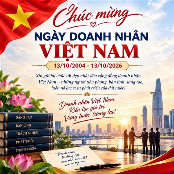 CHÚC MỪNG NGÀY DOANH NHÂN VIỆT NAM