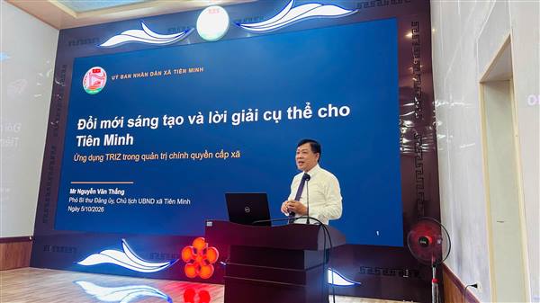  ỦY BAN NHÂN DÂN XÃ TIÊN MINH HƯỞNG ỨNG NGÀY HỘI ĐỔI MỚI SÁNG TẠO QUỐC GIA NĂM 2026