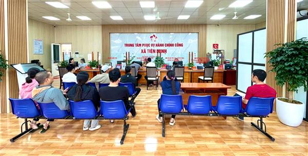 Xã Tiên Minh duy trì thứ hạng 8/114 xã, phường, đặc khu của thành phố Hải Phòng trong Bộ chỉ số chất lượng phục vụ trên Cổng Dịch vụ công quốc gia