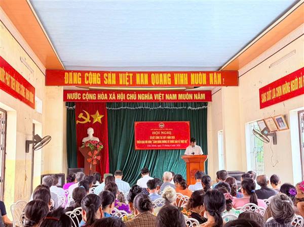 Hội Nông dân xã Tiên Minh sơ kết công tác Hội và phong trào nông dân quý I năm 2026
