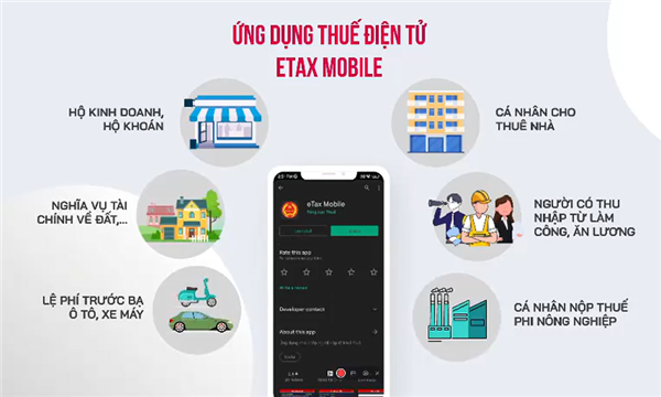Hướng dẫn cài đặt ứng dụng ETax Mobile và nộp thuế đất phi nông nghiệp trên ứng dụng ETax Mobile