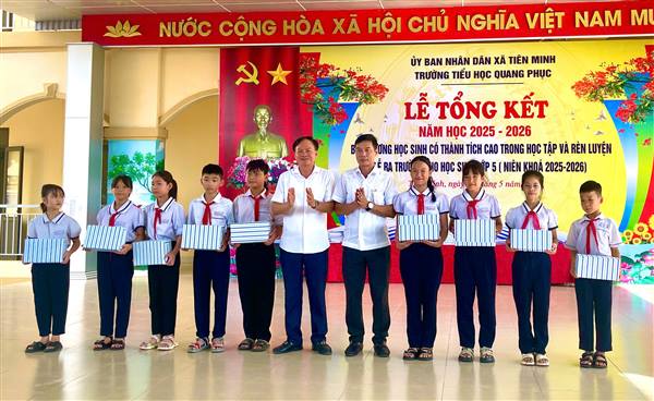 Trường Tiểu học Quang Phục tổng kết năm học 2025-2026