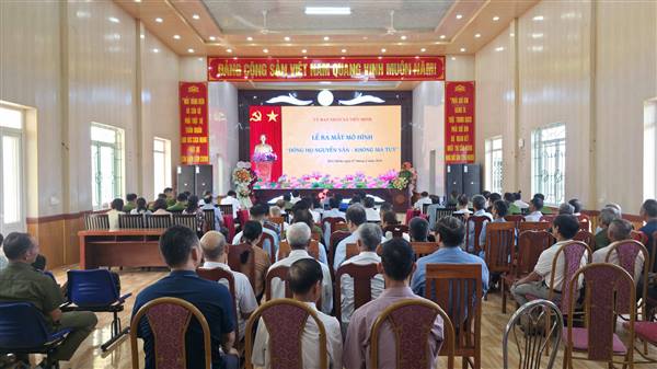 Tiên Minh triển khai Kế hoạch thực hiện mô hình “Dòng họ không ma túy”, ra mắt Dòng họ Nguyễn Văn không ma túy