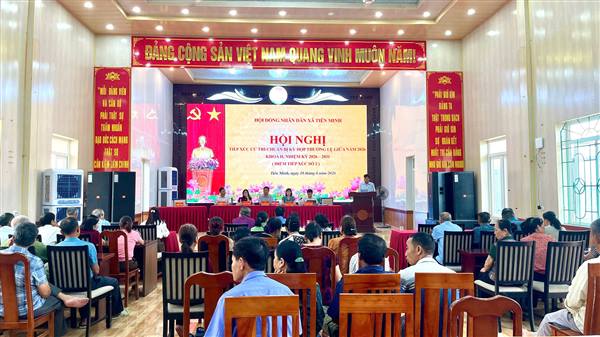 HĐND xã Tiên Minh tổ chức 4 điểm tiếp xúc cử tri chuẩn bị kỳ họp thường lệ giữa năm 2026