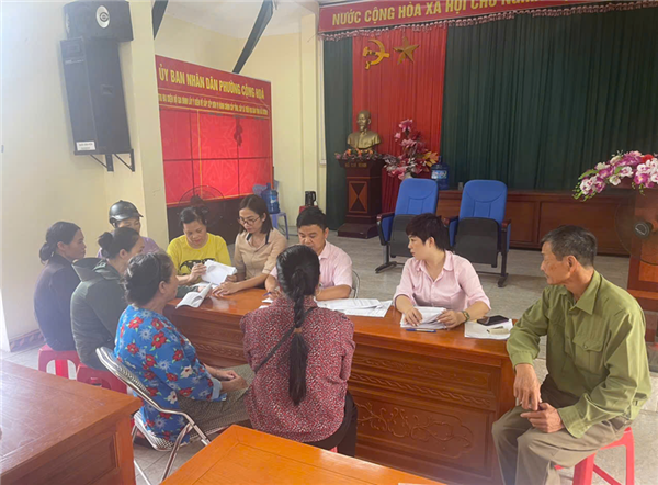 PHÒNG GIAO DỊCH NGÂN HÀNG CHÍNH SÁCH XÃ HỘI CHÍ LINH TỔ CHỨC ĐỐI CHIẾU, PHÂN LOẠI NỢ NĂM 2025 TẠI PHƯỜNG TRẦN HƯNG ĐẠO