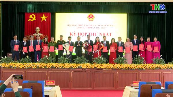 HĐND phường Trần Hưng Đạo  khóa ii tổ chức kỳ họp thứ nhất, nhiệm kỳ 2026 – 2031