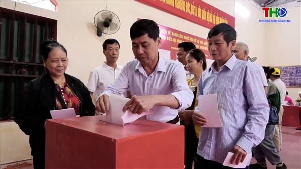 Phường Trần Hưng Đạo dấu ấn một kỳ bầu cử thành công.
