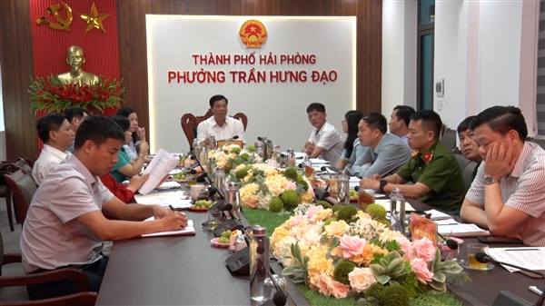  BTV Đảng ủy phường Trần Hưng Đạo tổ chức hội nghị lần thứ 27.