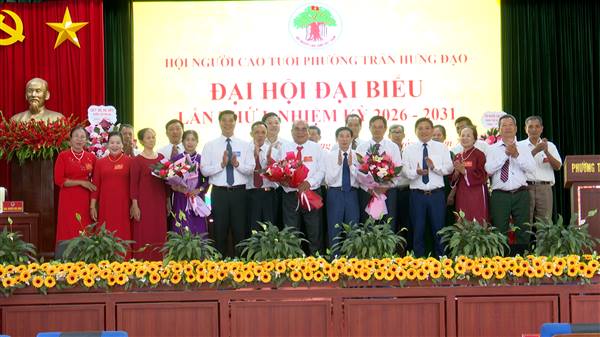 Đại hội đại biểu Hội Người cao tuổi phường Trần Hưng Đạo lần thứ I, nhiệm kỳ 2026 - 2031 thành công tốt đẹp.