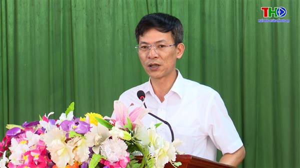 Đồng chí Phó thư Đảng uỷ, chủ tịch UBND phường Trần Hưng Đạo Nguyễn Văn Hà dự sinh hoạt chi bộ tại Chi bộ TDP Tiên Sơn