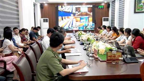 Hội nghị trực tuyến Báo cáo viên thành phố Hải Phòng tháng 7/2026.