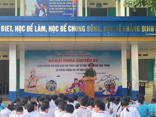 Thực hiện Kế hoạch số 01/HK-BATGT, ngày 29/8/2025 của Ban an toàn giao thông phường Trần Liễu về thực hiện “Cổng trường an toàn giao thông” trên địa bàn phường Trần Liễu